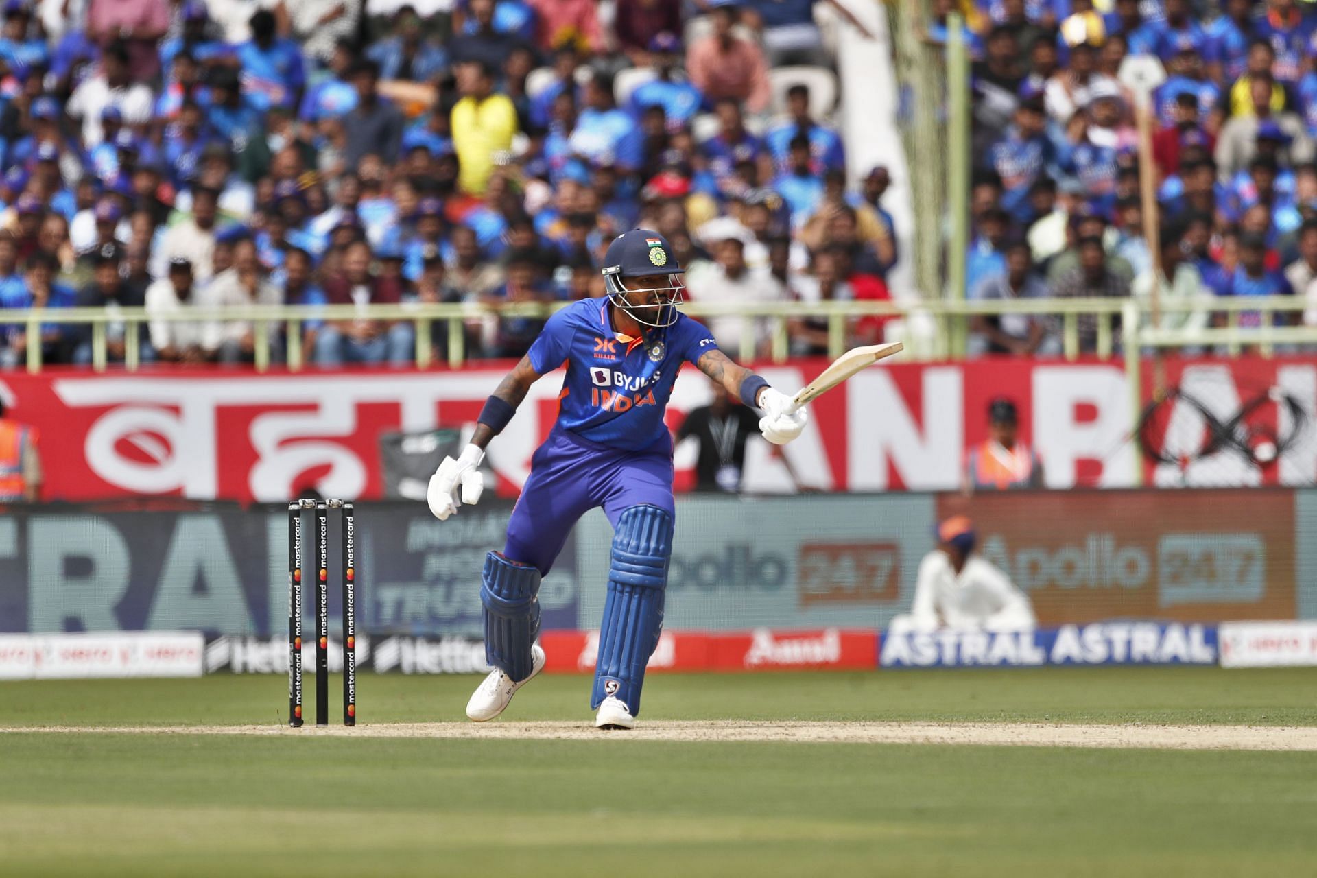 Hardik Pandya was slightly conservative with the bat in the first two T20Is.